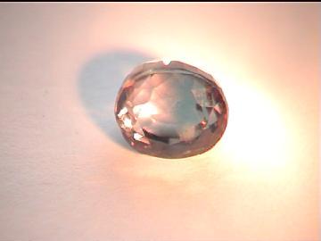 Alexandrite naturelle de Russie, ovale, vert-brun