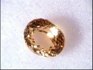 Golden Yellow Hessonite Garnet Oval from Brazil