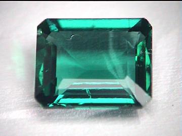 Emerald Green Octagonal Synthetic Emerald