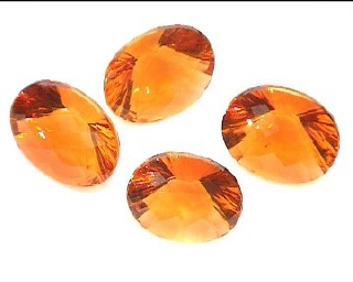 Citrino ovale brasiliano color oro e miele