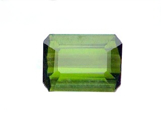Tourmaline chrome verte octogonale du Brésil