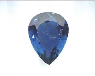 Tourmaline bleue Indicolite en forme poire du Brésil (Paraíba)