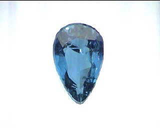 Tourmaline Indicolite bleu-vert de forme poire du Brésil