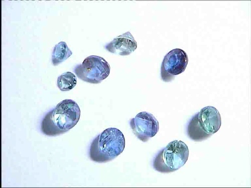 Lot d’Alexandrites Rondes Vert Clair du Brésil