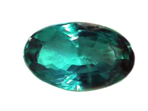 Alexandrite naturelle ovale du Brésil