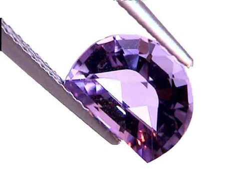 Améthyste violet clair du Brésil, forme Fancy