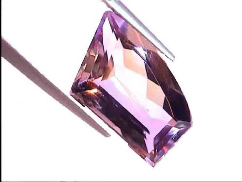 Brazilian Pink-Golden Ametrine in Fancy Shape