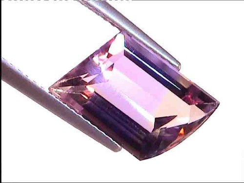 Pink-Golden Ametrine in Fancy Shape from Brazil