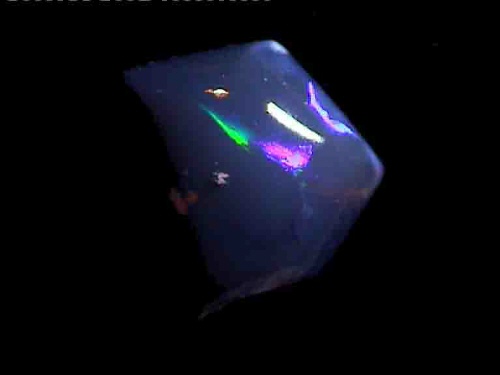 Lightning Ridge Black Opal, Green-Blue Freeform