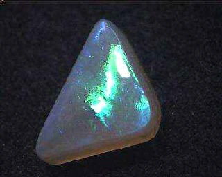 Green-Blue Black Jelly Crystal Opal Freeform from Lightning Ridge