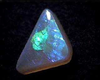 Green-Blue Black Jelly Crystal Opal Freeform from Lightning Ridge