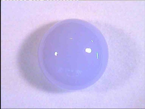 Calcedonio blu/lavanda in cabochon rotondo dalla Turchia