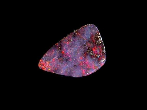 Red Freeform Boulder Opal from Queensland