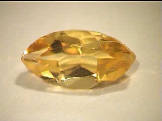 African Yellow Citrine Navette Cut