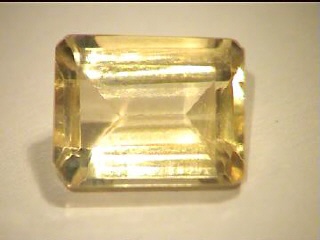 Light Yellow African Citrine, Octagonal Shape