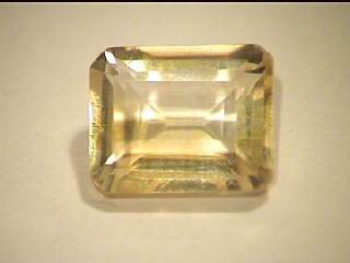 Light Yellow Octagonal Citrine from Africa