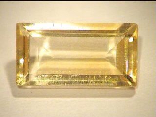 Light Yellow African Baguette Citrine
