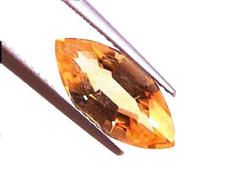 Brazilian Golden Yellow Citrine Navette