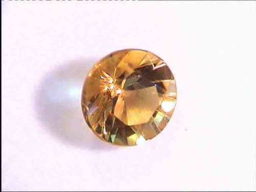 Brazilian Golden Yellow Round Citrine