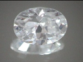 White Oval Cubic Zirconia – Lab-Created Synthetic Zirconia