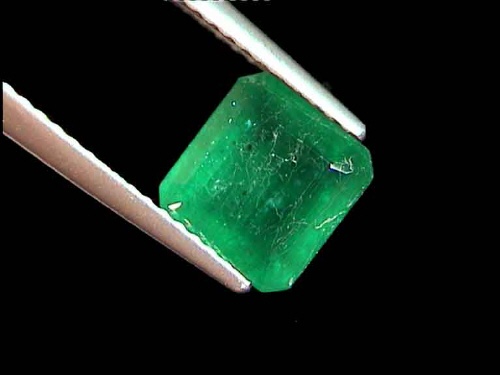 Brazilian Green Emerald in Emerald Cut