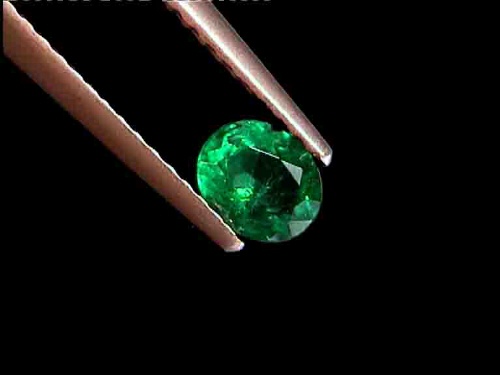 Dark Green Oval Emerald from Brazil