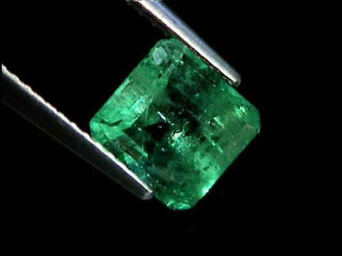 Colombian Green Emerald in Emerald Cut