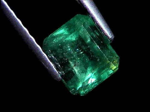 Colombian Green Emerald, Emerald Cut