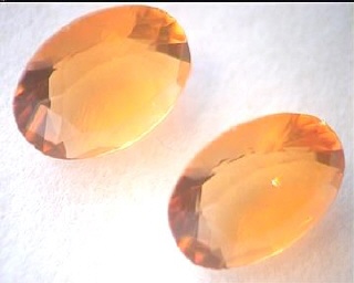 Honey Oval Mexican Fire Opal