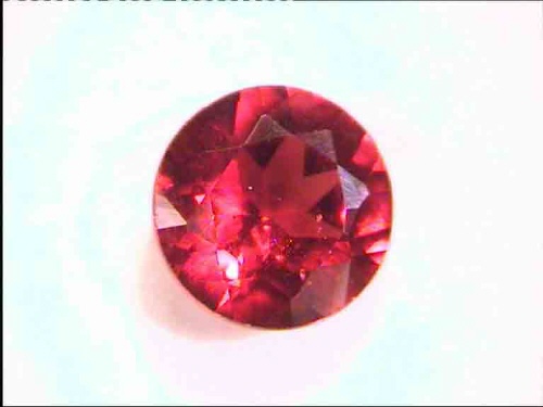 Dark Orange Round Spessartite Garnet from Nigeria