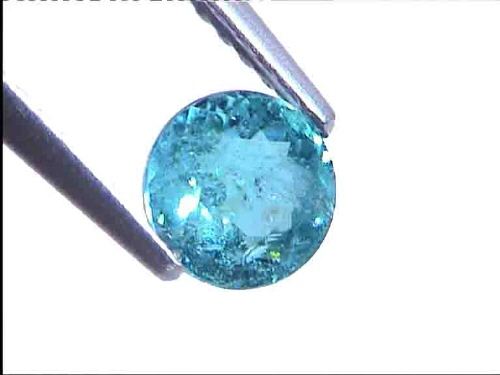 Tourmaline Paraïba ovale bleu-vert néon de São José de Batalha