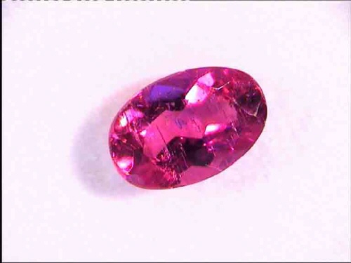 Tourmaline Rose du Brésil, Taille Ovale