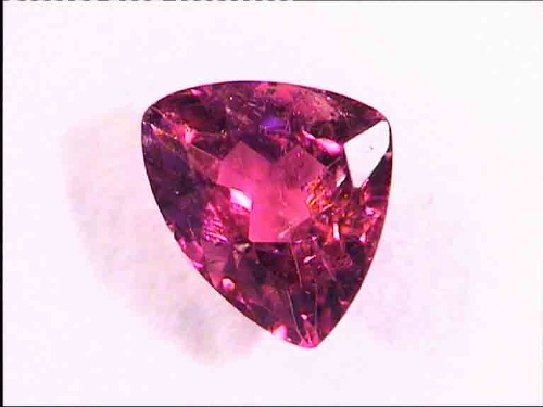 Brazilian Pink Trilliant-Cut Tourmaline