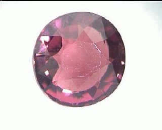 Rubellite africaine ovale, rouge-rose