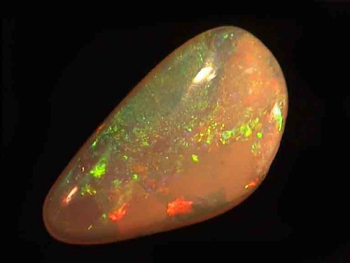 Opale di cristallo australiano multicolore di Coober Pedy in forma libera