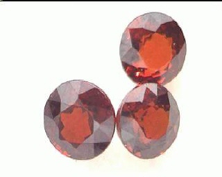 Dark Orange Round Spessartite Garnet from Nigeria