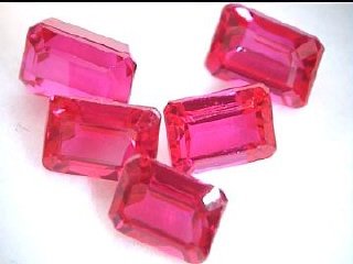 Pigeon Blood Red Synthetic Ruby – Octagon