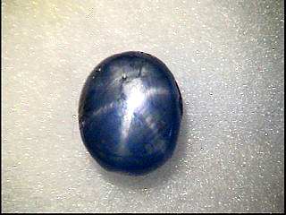 Zaffiro stellato blu dalla Thailandia – cabochon ovale