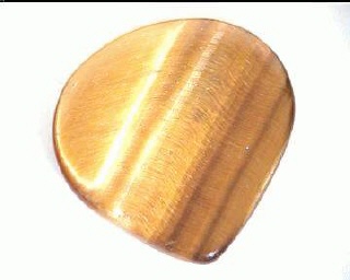 Ojo de tigre (ferroso) de Australia, cabujón fancy cut