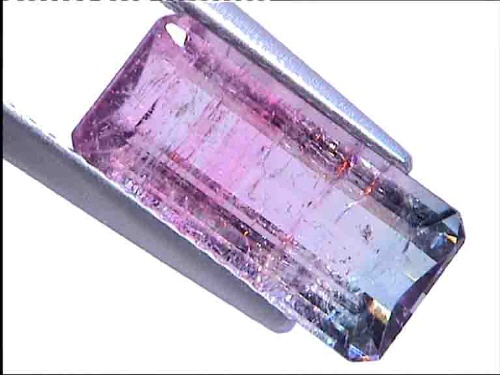 Tourmaline bicolore rose-bleu du Brésil