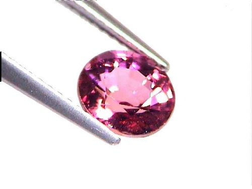 Brazilian Pink, Gold & Green Oval Tourmaline