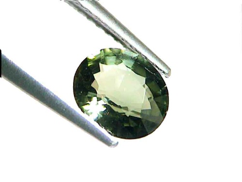 Brazilian Pink, Gold & Green Oval Tourmaline