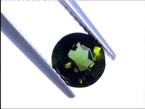 Tourmaline verte du Brésil – forme ronde